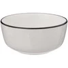 Secret De Gourmet ALIX porcelianinis dubuo, juodas kraštas, Ø15 cm