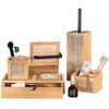 ALLEGRE BAMBOO universalus konteineris, 3 skyreliai, bambukas, WENKO
