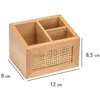 ALLEGRE BAMBOO universalus konteineris, 3 skyreliai, bambukas, WENKO