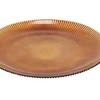 Home Styling Collection Stiklo serviravimo lėkštė 28 cm, gintaro spalvos