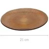 Home Styling Collection Stiklinė desertinė lėkštė 21 cm