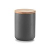 Bamboo ANTRACITO keraminis indelis su bambuko dangteliu, 650 ml, ZELLER