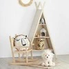 Bertoni Arco Apvali pagalvėlė LEW, Ø 44 cm, smėlio spalvos