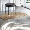 Kilimas Atmosphera Jute 181000, smėlio ruda, D120 cm