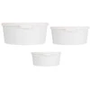 Excellent Houseware Puikios namų apyvokos reikmenų pakuotės su plastikiniais maisto indeliais, 3 skirtingų dydžių vienetai