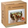 Secret De Gourmet ARHA salotų dubuo, 24 cm stiklas, su mediniu stovu