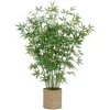 Bamboo Dirbtinis bambukas su pintu vazonu FTRON, Ø 90 x 150 cm