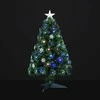 Fééric Lights and Christmas Star Dirbtinė Kalėdų eglutė su apšvietimu ir žvaigžde, 90 cm