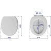 ASTERA tualeto sėdynė - Easy Close mechanizmas, Duroplast, WENKO