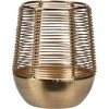 Home Styling Collection Auksinis žvakių žibintas, metalinis
