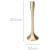 Home Styling Collection Metalinė žvakidė, auksinės sp., 8,5 x 2,5 cm