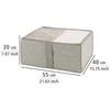 Wenko Balance laikymo dėžutė 55 x 20 x 40 cm taupe tekstilė