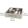 Wenko organizatorius 16 pusių 31 x 8,5 cm polipropileno vamzdis
