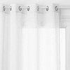 Atmosphera Style Minimalistinio modernaus stiliaus balta užuolaida GEORGETTE