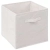 5five Simply Smart Bamboo Aukšta TIDY bambukinė lentyna su 3 medžiaginiais krepšeliais, aukštis 109,5 cm