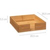 Secret De Gourmet Bamboo Bambukinė servetėlė, 20 x 20 cm, servetėlių indelis