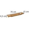 5five Simply Smart Bamboo Bambukinė vonios padėklo lentyna, vonios dėklas