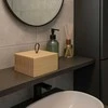 Bathroom Solutions Bamboo Bambukinė vonios tvarkyklė, 15 x 15 x 7 cm