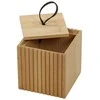 Bathroom Solutions Bamboo Bambukinė vonios tvarkyklė, 9 x 9 x 9 cm