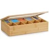 Bamboo Bambuko arbatos dėžutė maišeliuose - 10 skyrių, ZELLER