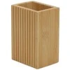 Bathroom Solutions Bamboo Bambuko dantų šepetėlio laikiklis, 9 x 7 x 12,5 cm