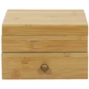 5five Simply Smart Bamboo BAMBUKO papuošalų dėžutė su veidrodžiais, 15x15x9,5 cm