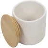 Nava Bamboo Keraminis indas su bambukiniu dangteliu, Ø 10 x 10,5 cm