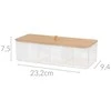 Eleganza Kosmetikos organizatorius akrilas 23,5x9,5x8,5 cm