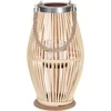 Kmtp Bamboo Bambukinė lempa su laidu, Ø 21 x 38 cm, smėlio spalvos