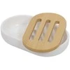 Bathroom Solutions Indas muilui bambukinė balta 13x8 cm