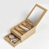 Bamboo Papuošalų dėžutė su veidrodžiu ir stalčiumi, bambukas, ZELLER