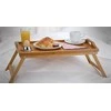 Excellent Houseware Bamboo Pusryčių padėklas, bambuko padėklas su kojelėmis 50x30 cm