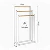 Bathroom Solutions Rankšluosčių kabykla vonios kambariui SERI, 45 x 23 x 85 cm