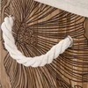 5five Simply Smart BAMBOO skalbinių krepšelis su gėlių motyvu, 60 l