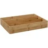 5five Simply Smart BAMBOO stalo įrankių tvarkyklė, 3 skyriai