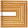 5five Simply Smart Bamboo Bambukinis stovas karštiems puodams ir keptuvėms, Puodų laikiklis, 19 x 19 x 1 cm