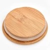 Bamboo STRIPES keraminis indelis su bambukiniu dangteliu, 580 ml, ZELLER