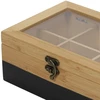 Kesper Bamboo TeeBox su 6 skyriais, bambukinė, FSC, juoda
