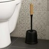 KOOPMAN Bamboo Tualeto šepetys su bambukine rankena, Ø 12 cm