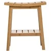 5five Simply Smart BAMBOO vonios taburetė su lentyna priedams