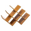 5five Simply Smart Bamboo Bambukinė vyno lentyna, 8 buteliai, 55 Simple Smart