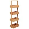 5five Simply Smart Bamboo BAMBOU vonios lentyna, 4 lygiai - 100% bambukas