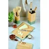 Kesper Bamboo Cutting Board su laikikliu, žalia