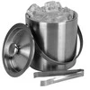 Excellent Houseware Home Styling Collection Kibirėlis ledui 1.7L su žnyplėmis, nerūdijančio plieno