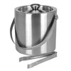 Excellent Houseware Home Styling Collection Kibirėlis ledui 1.7L su žnyplėmis, nerūdijančio plieno