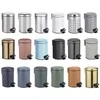 Bathroom Basket LEMAN Matinis pilkas, waste bin, 3 l, WENKO