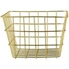 Bathroom basket VIANA auksinis, Wenko