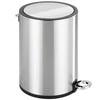 Vonios šiukšlių krepšys, nerūdijančio plieno su blizgesiu, 3 l, WENKO