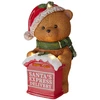 Home Styling Collection Bear figūrėlė su pašto dėžute, LED apšvietimas, 19,5 × 19 × 30 cm