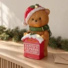 Home Styling Collection Bear figūrėlė su pašto dėžute, LED apšvietimas, 19,5 × 19 × 30 cm